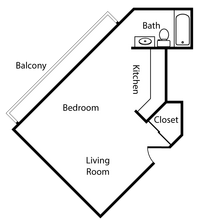 Studio floor plan