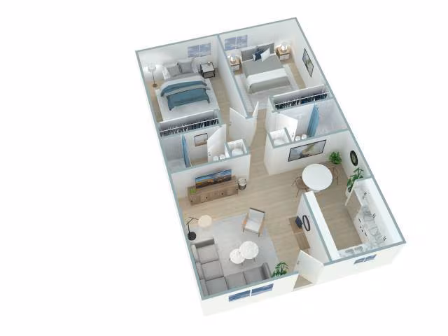 Unit 08A 03B floor plan