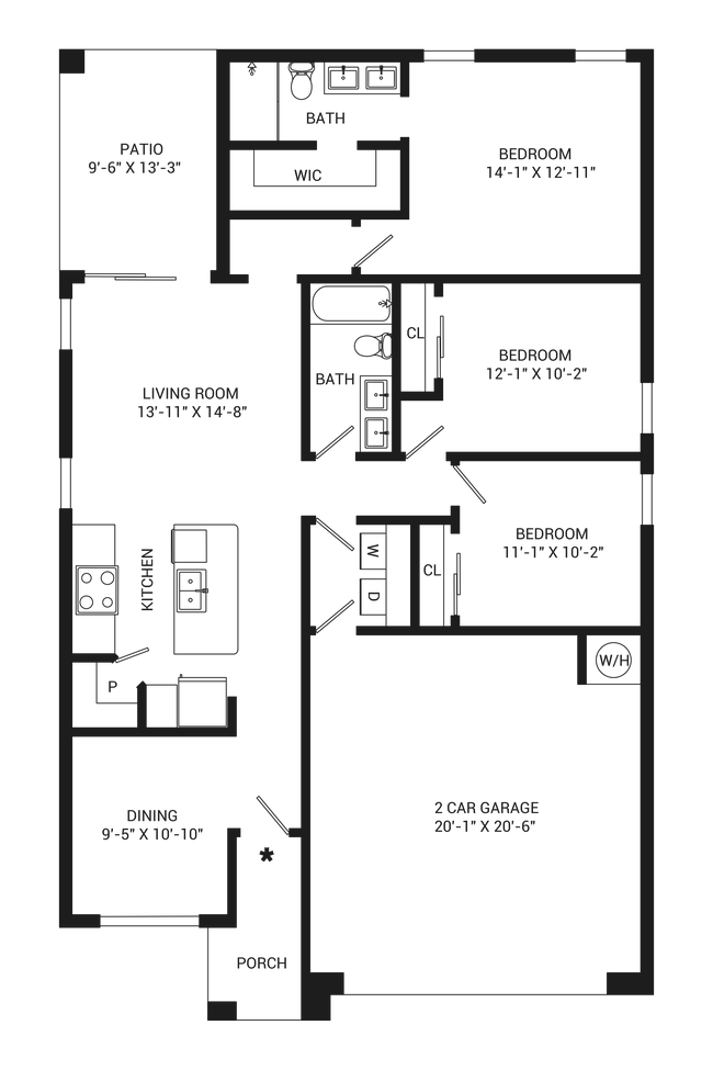 Unit 1348604 1348649 floor plan