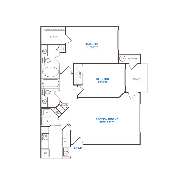 Unit 2167 2019 floor plan