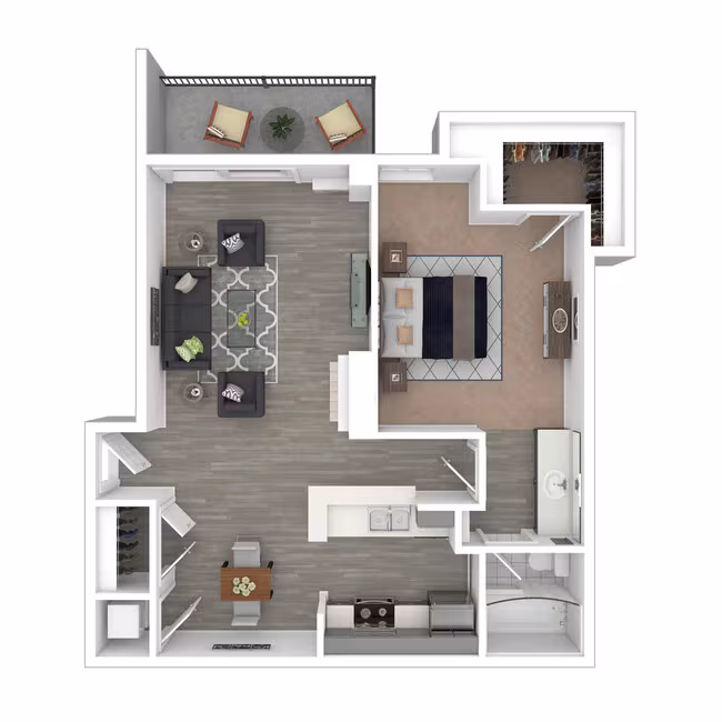 1X1 R211 floor plan