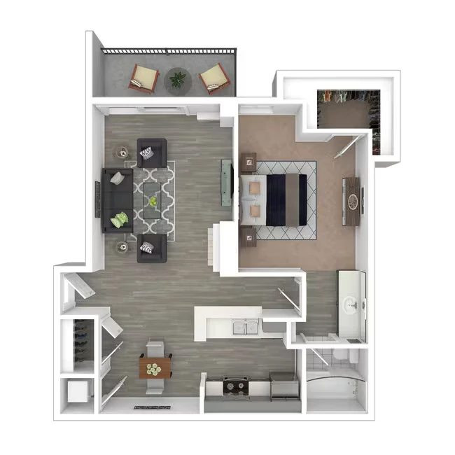1X1 L311 floor plan