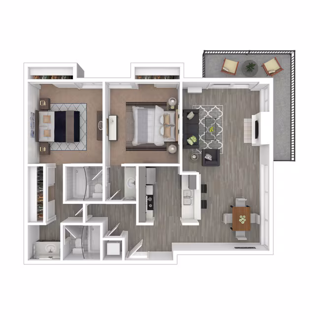 Unit X202 X202 floor plan