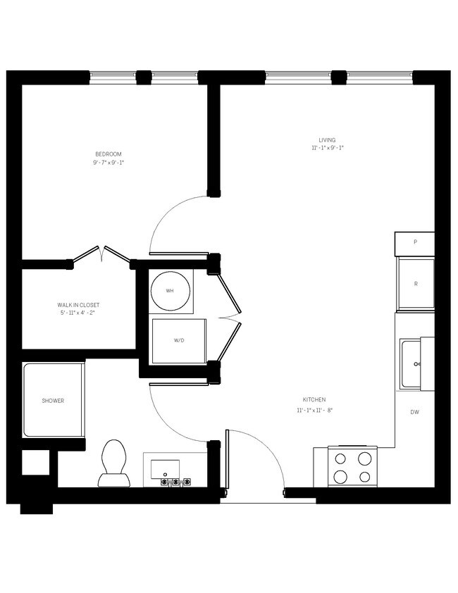 Unit 307 741 floor plan