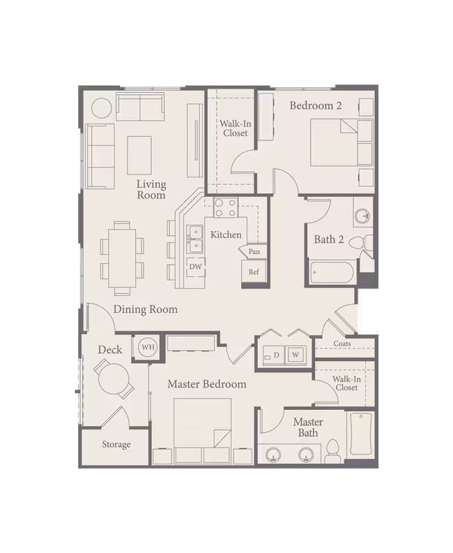 Unit 6-208 4-306 floor plan