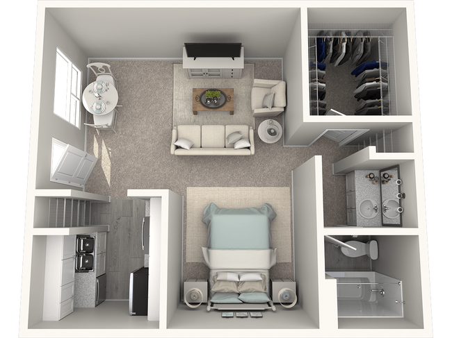 Studio 0163 floor plan