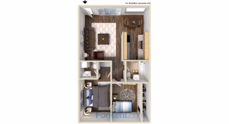 Unit AUCMMU B08W floor plan