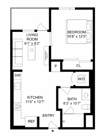 Unit 814 814 floor plan
