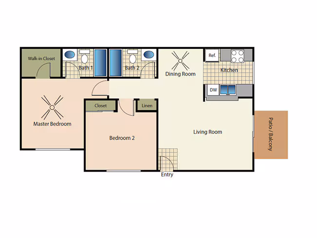 Unit AUCMPC AUCMPC floor plan