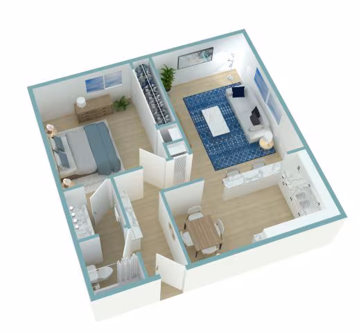 Unit 708-104 708-104 floor plan