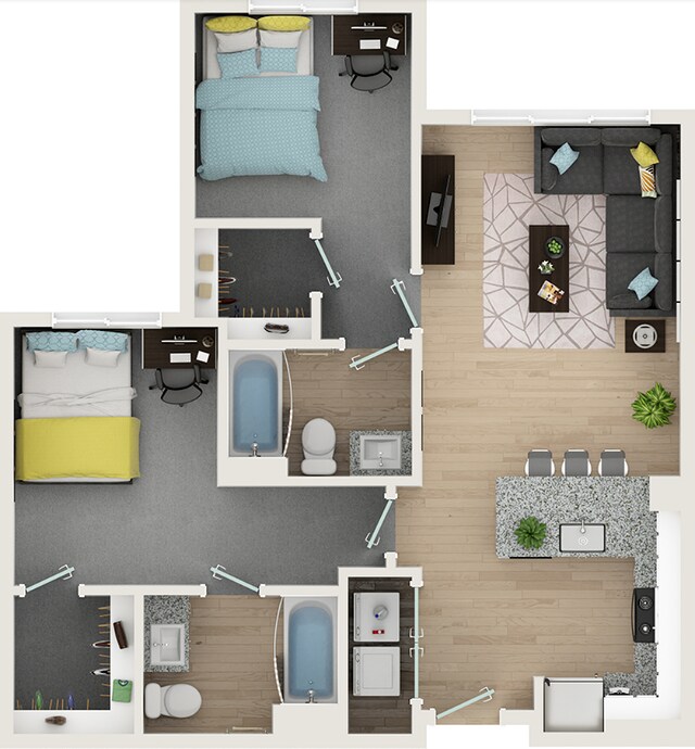 Unit Private Private floor plan
