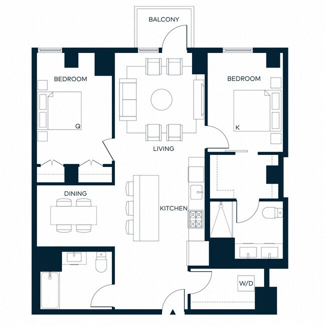 Unit 2324 2724 floor plan