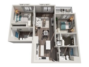 Unit 4408 4408 floor plan