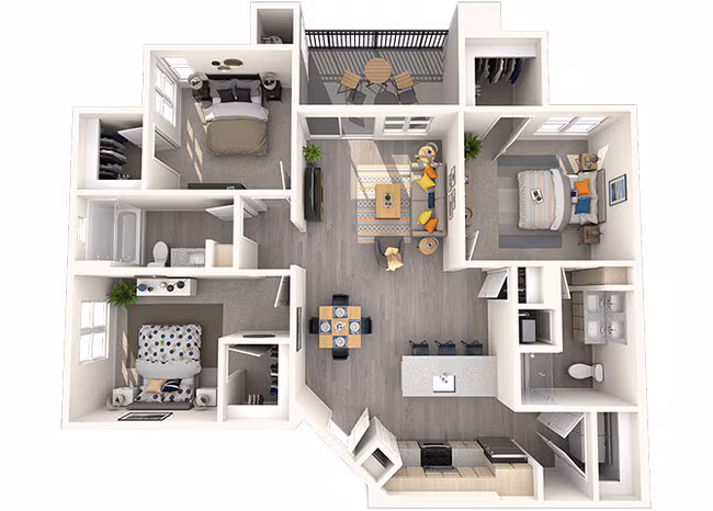 Unit 3166 2165 floor plan