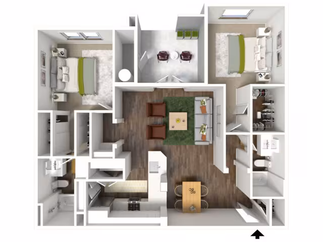 Unit 3066 1048 floor plan
