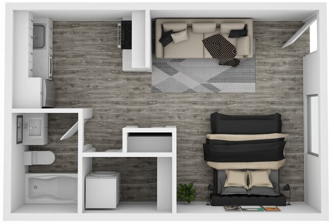 Studio 216 216 floor plan
