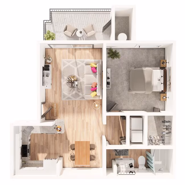 Unit J-1062 J-1062 floor plan