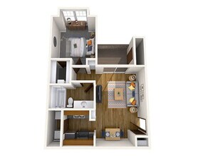 1X1 2087 floor plan