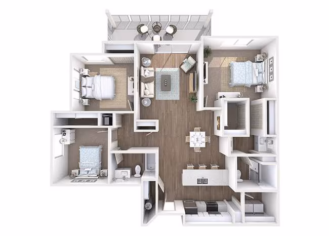 Unit 3023 1026-G floor plan