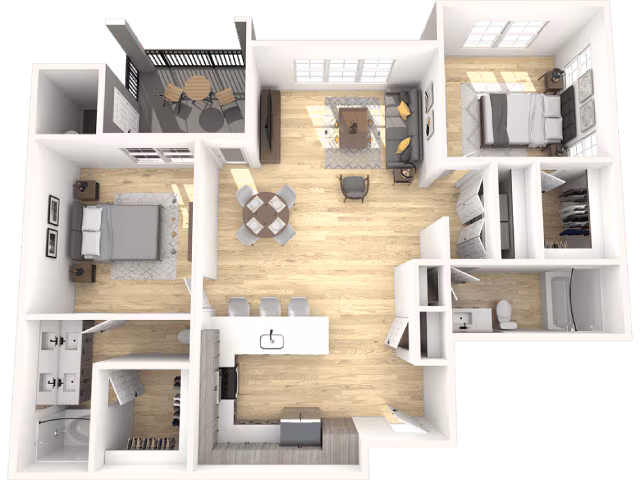 Unit 2149 3079 floor plan