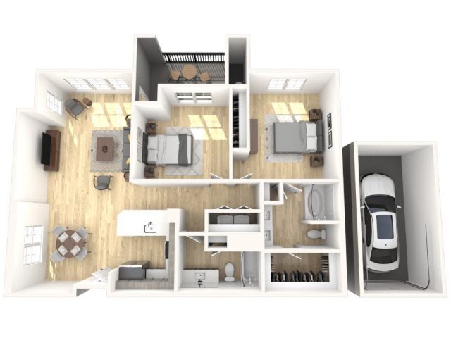 B4 2136 2136 floor plan