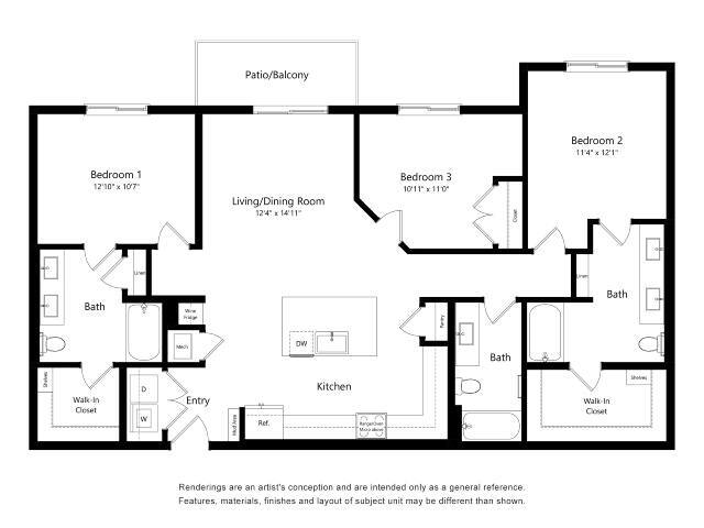 Unit 2038 2038 floor plan