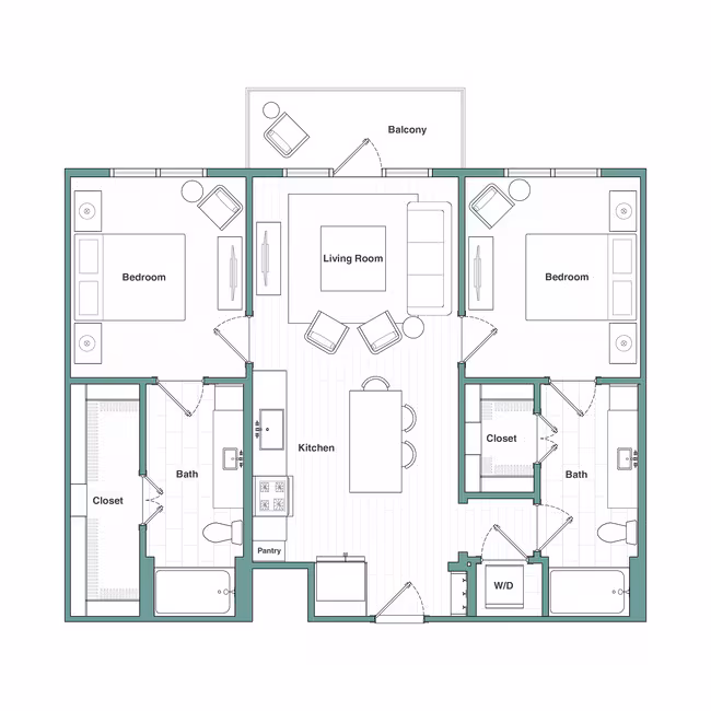 Unit 2059 2059 floor plan