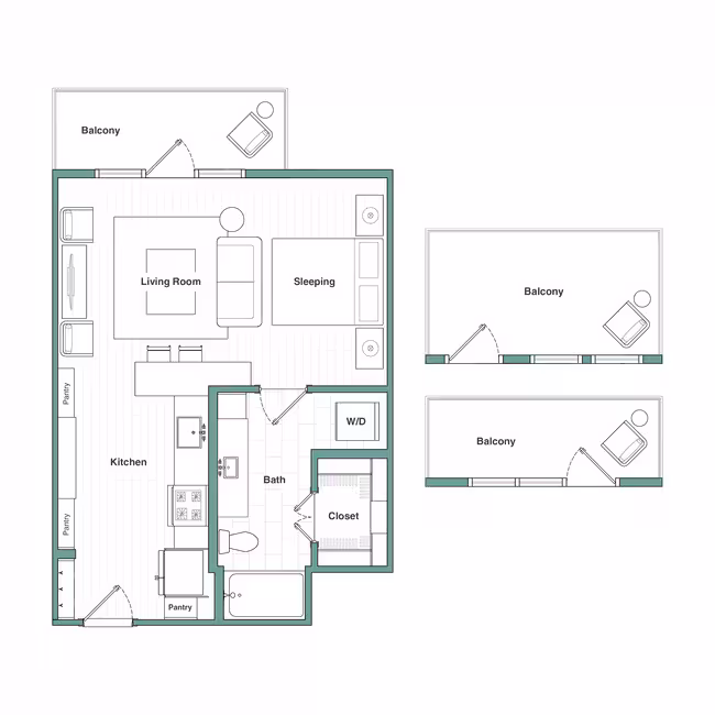 Unit 1029 1013 floor plan