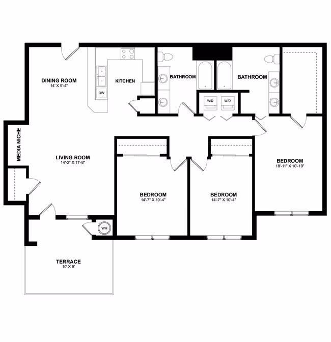 Unit 3141 2132 floor plan