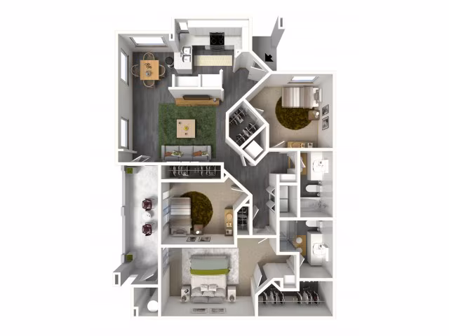 Unit 1083 1083 floor plan
