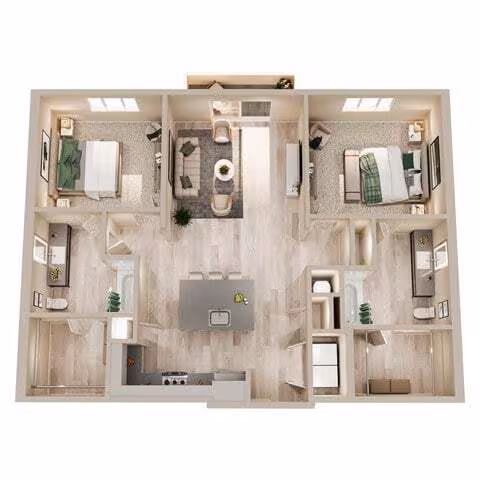 Unit 2040 1018 floor plan