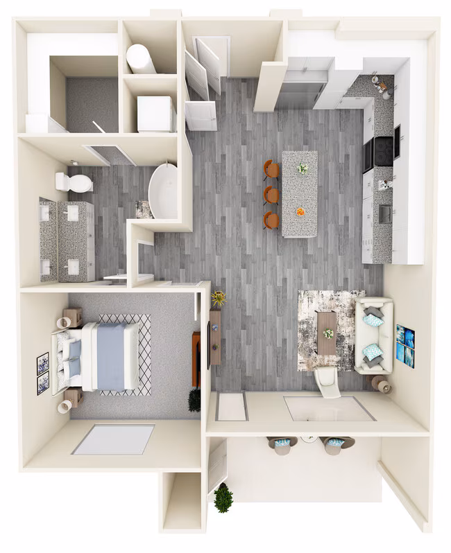 Unit 1042 3051 floor plan