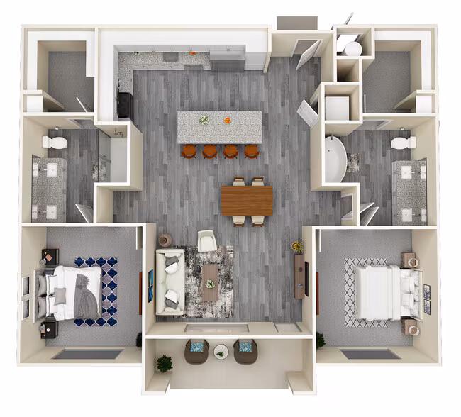 Unit 1060 2030 floor plan