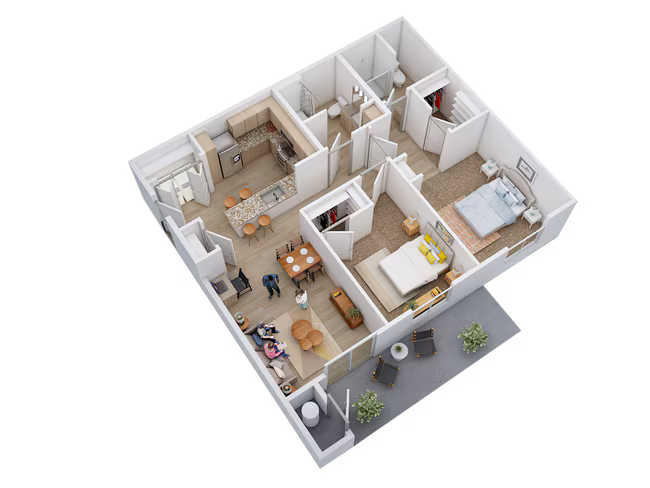 Unit 22-2135 11-1075 floor plan