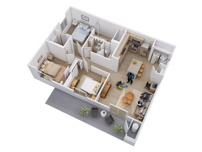 Unit 18-2117 18-2117 floor plan