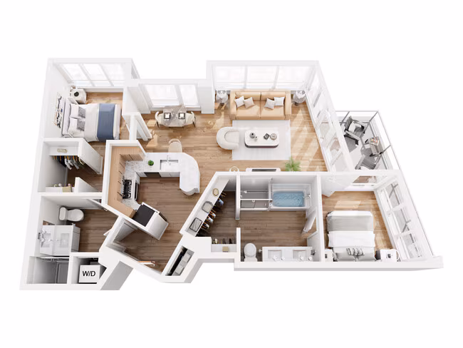 Unit 1407 1407 floor plan