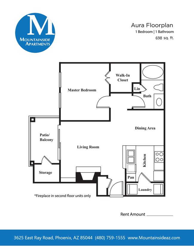 Unit 2114 1130 floor plan