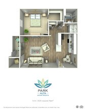 1x1A 2034 floor plan