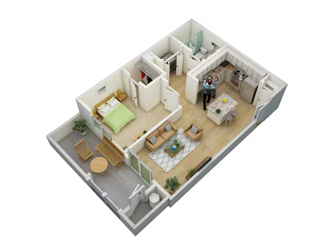 A1 1053 floor plan