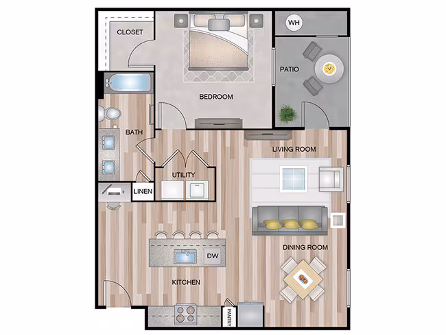 Unit AUCQGQ 3078 floor plan