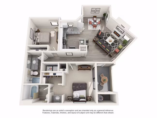 Unit 2050 2027 floor plan