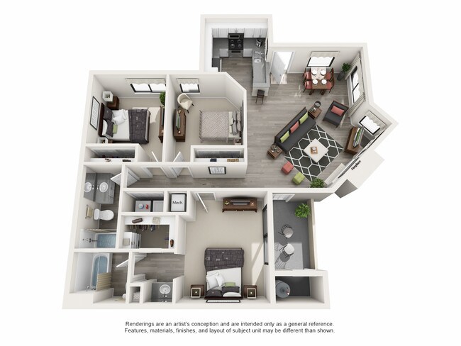 Unit 2063 2106 floor plan