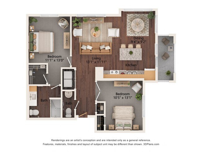 2C 1036 floor plan