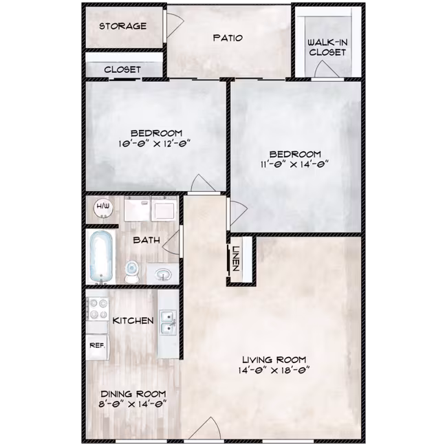 Unit 2020 2108 floor plan