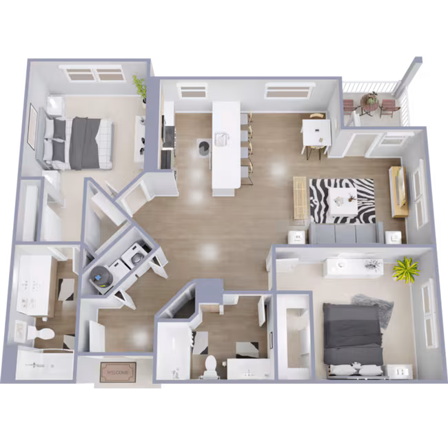B2 205 floor plan