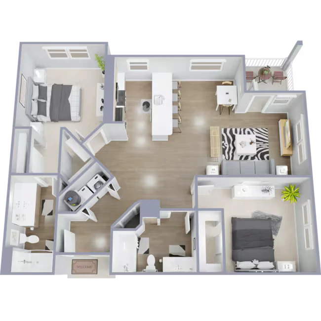B2 205 floor plan