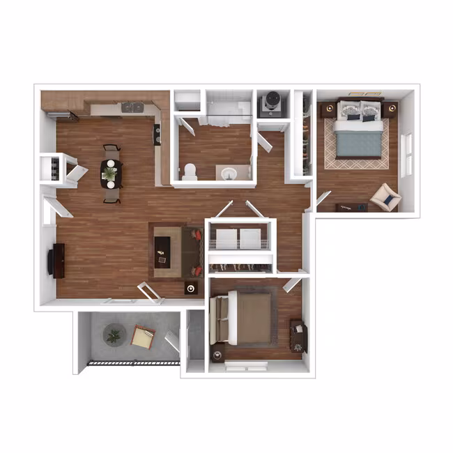 Unit 1411 4210 floor plan
