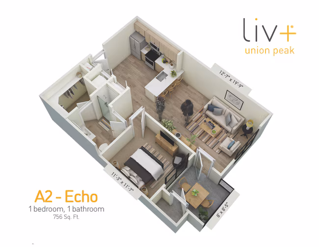 Unit 1-1229 1-1229 floor plan