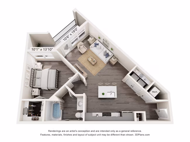 Unit U-2308 U-2308 floor plan