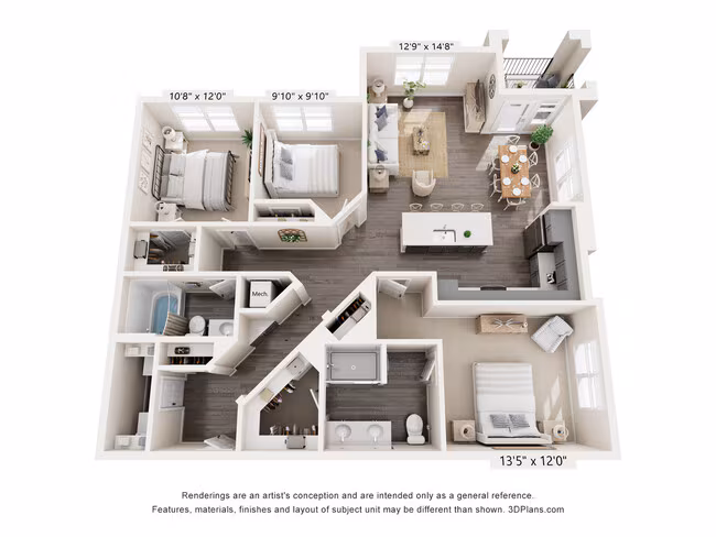 Unit U-2307 U-2307 floor plan